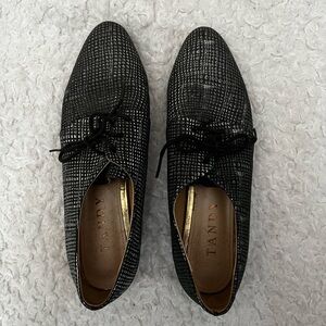 Silver Metallic Textured Shoes